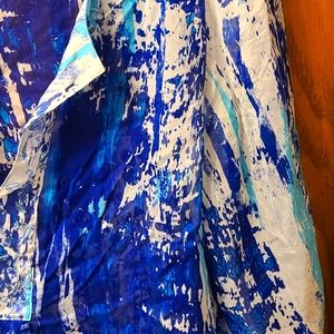 Soft surroundings multi colored silk tunic